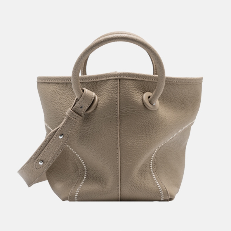 Vintage Fashion Market - Couro genuíno das mulheres nova bolsa