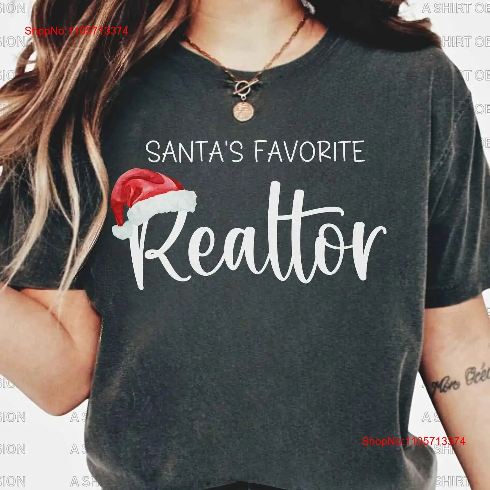 Vintage Fashion Market - Camiseta de Natal para Corretores de