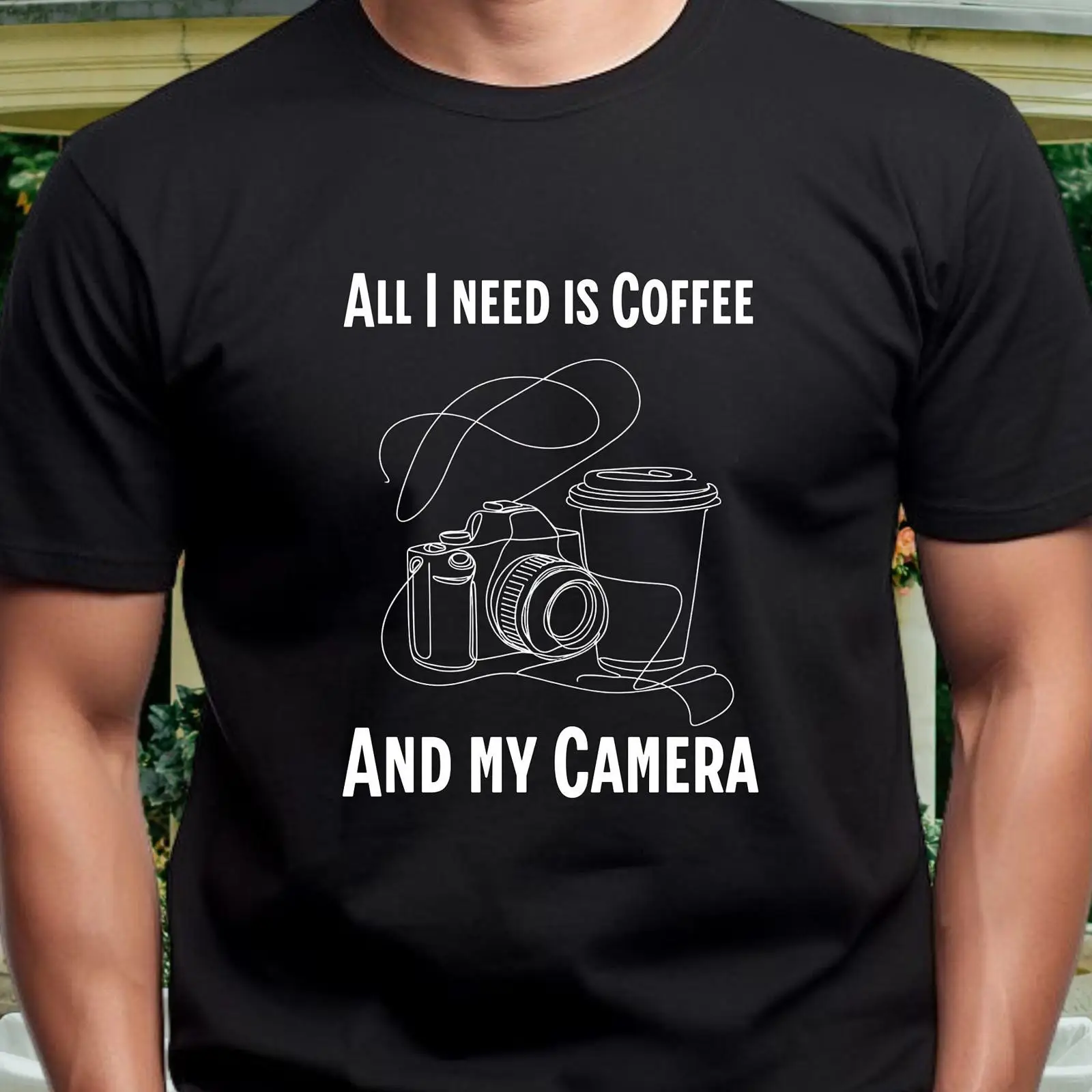 Vintage Fashion Photographers - Camiseta Coffee and Camera para fotógrafos,