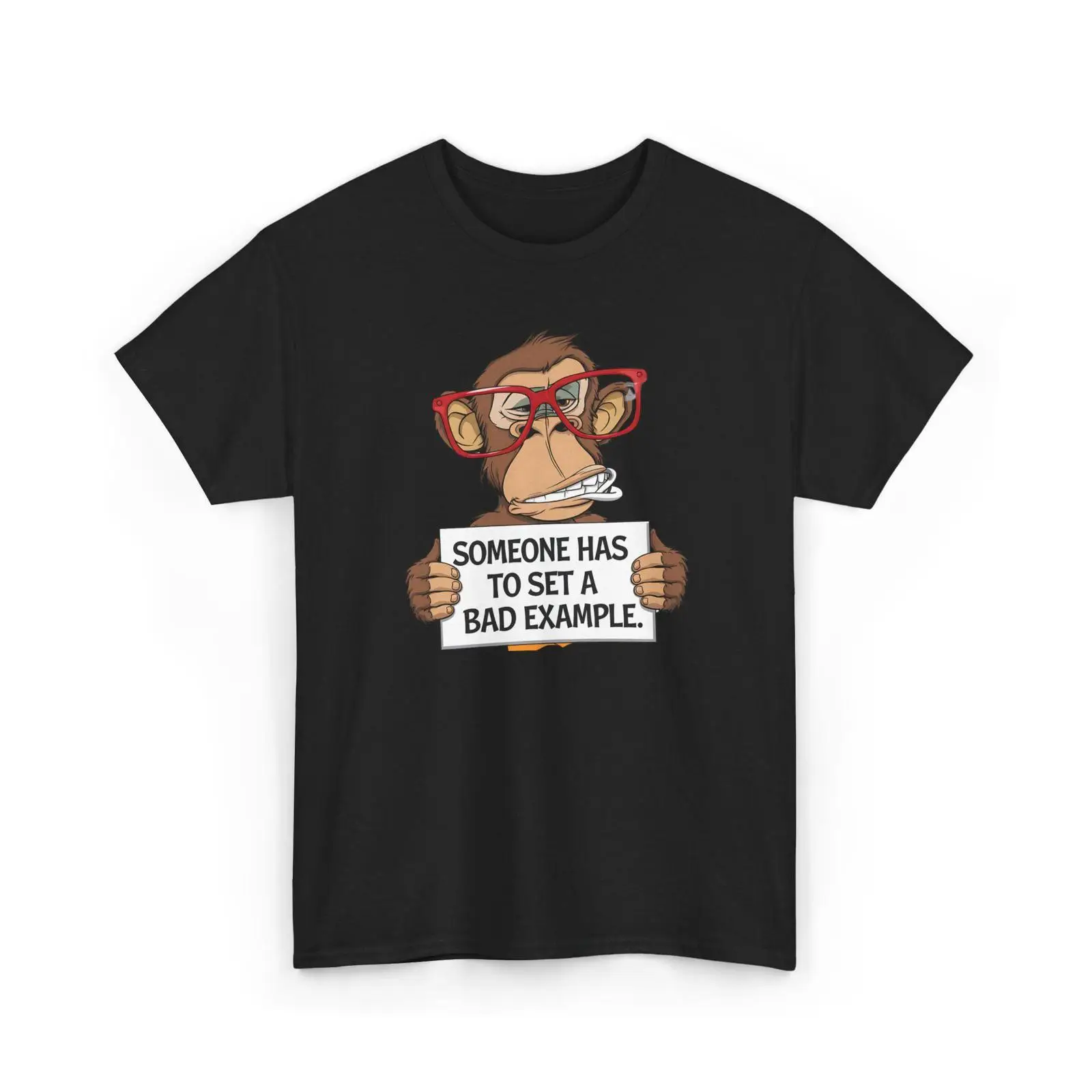 Examples Of Vintage Fashion - Camiseta 'The Bad Example' com design