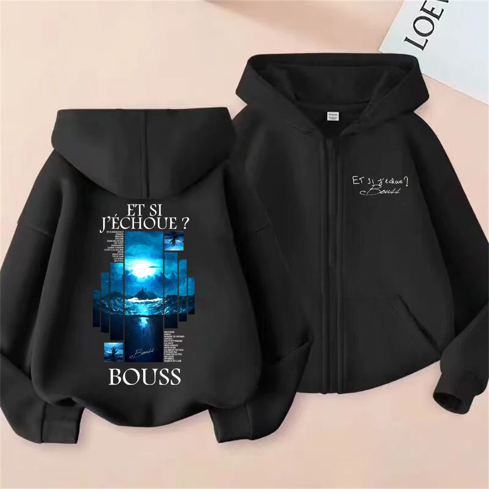 Vintage Fashion Pop Up - Rapper boussétie si j'echoue álbum zíper