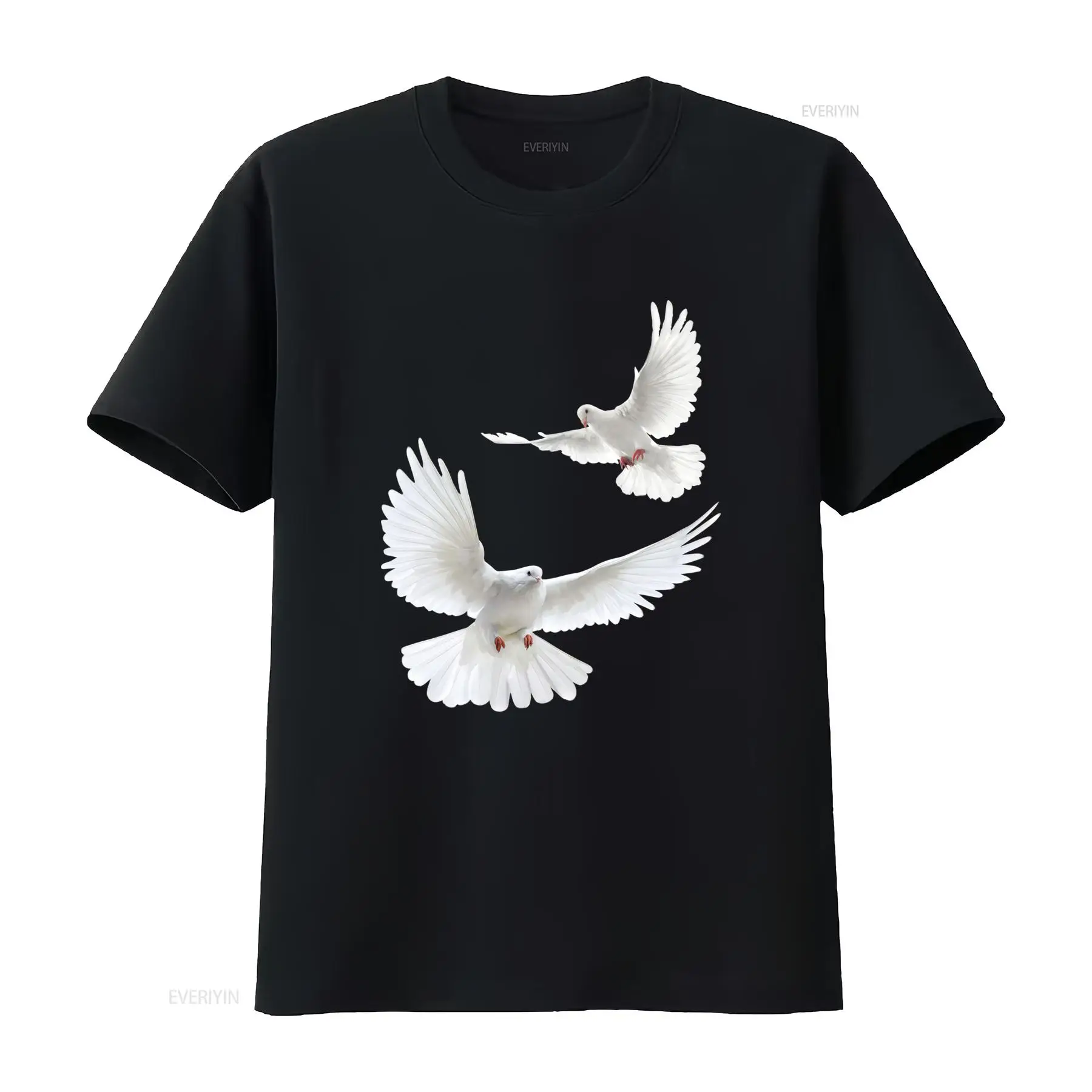 Vintage Fashion Buyer - Camiseta Gótica Money Records White Doves