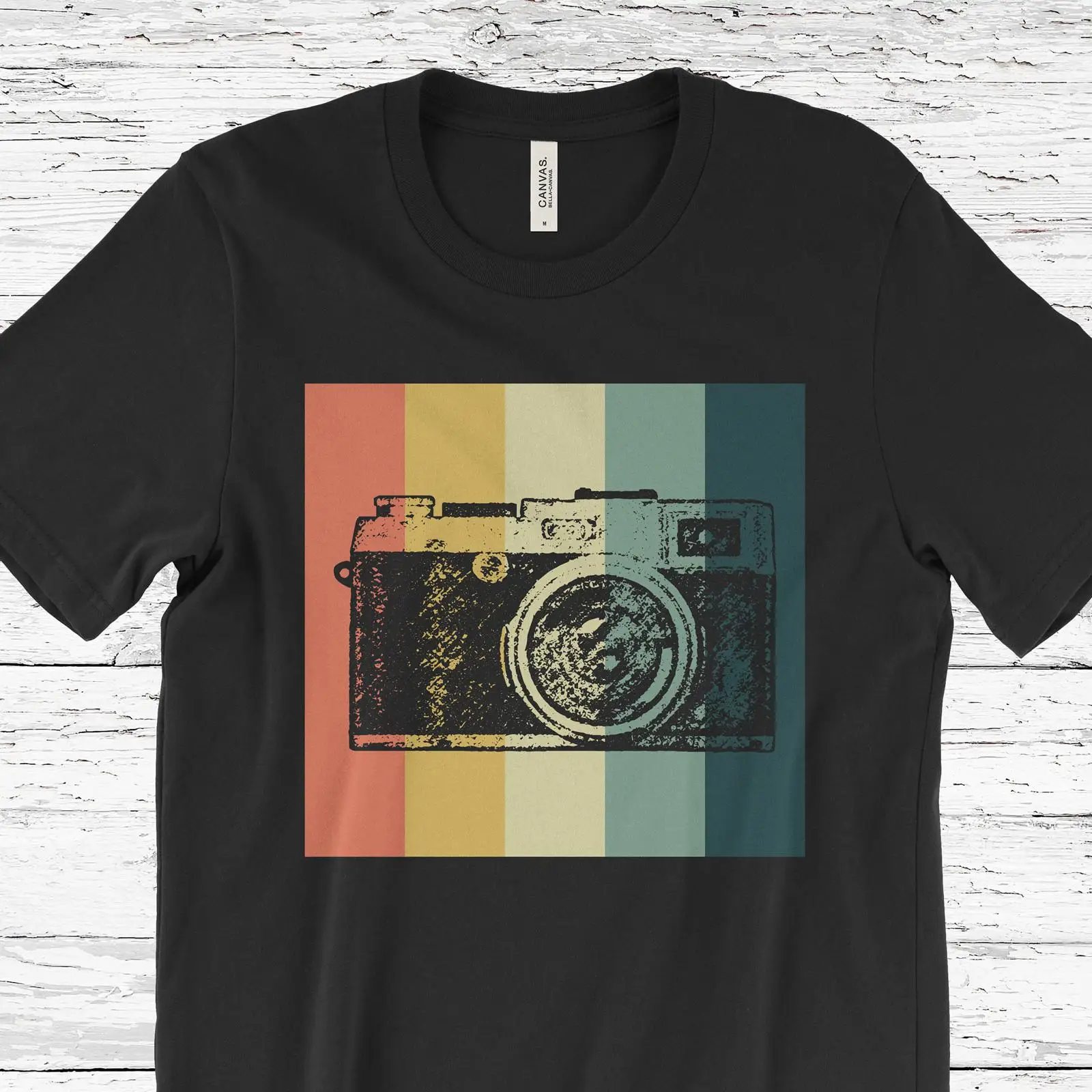 Vintage Fashion Photographers - Camiseta Vintage Listrada para Fotógrafos e