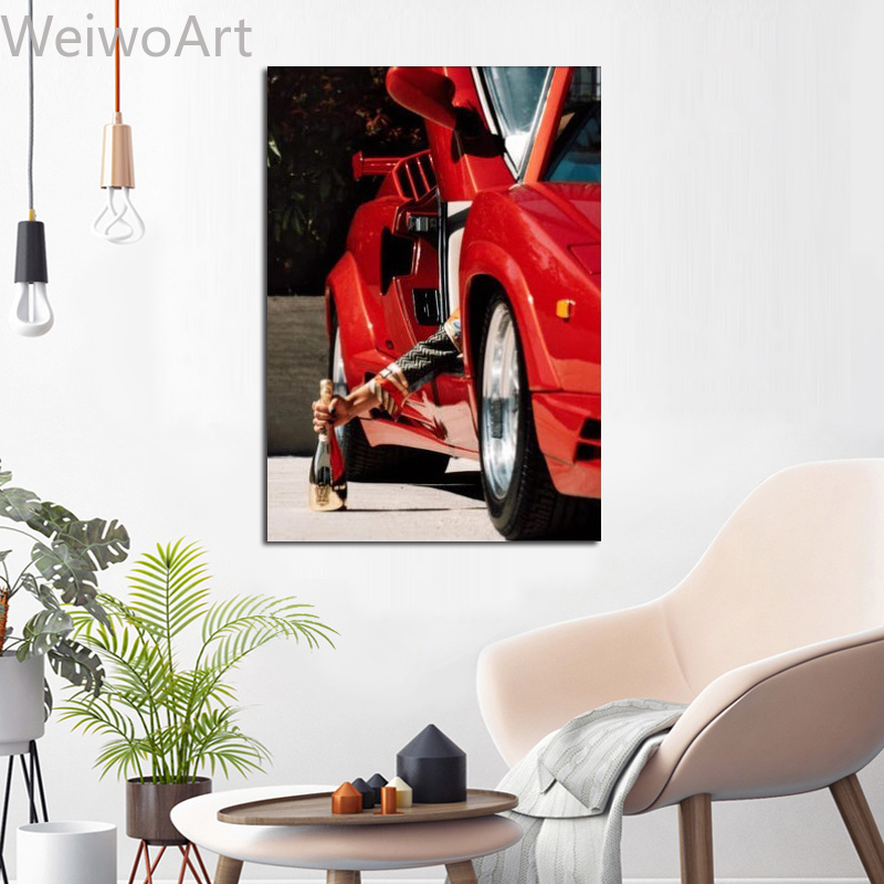 Vintage Fashion Prints For Wall - Pôster de impressão em tela de