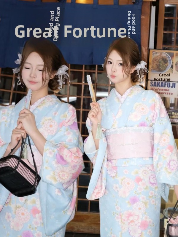 Vintage Fashion Photographers - Novo Kimono Tradicional Japonês Vintage para