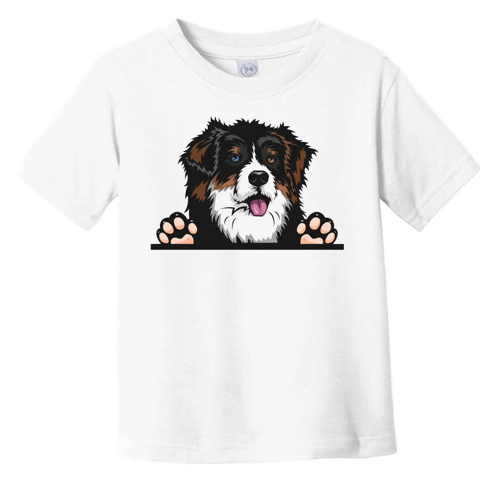 Vintage Fashion Pop Up - Camiseta infantil com estampa de cão