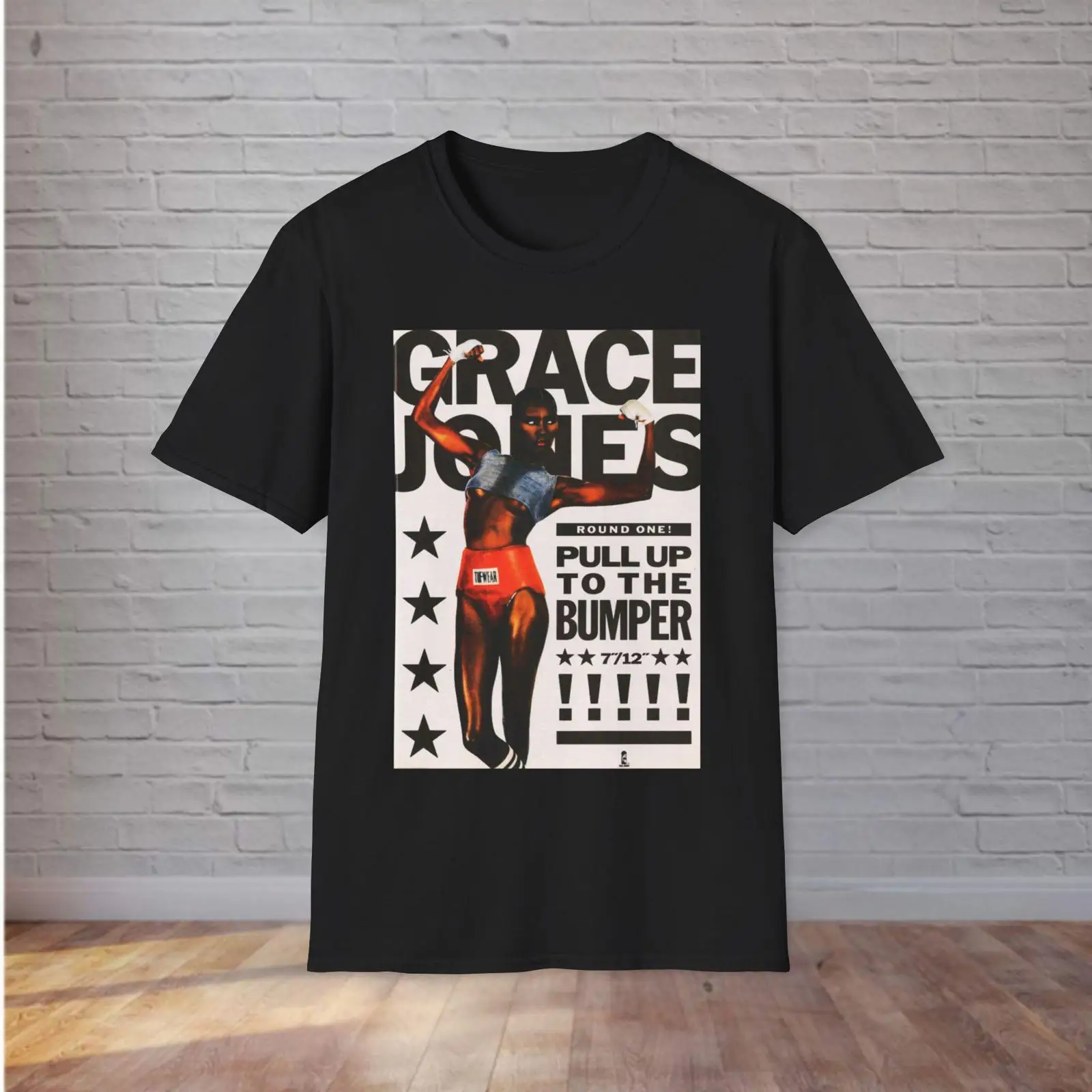 Vintage Fashion Pop Up - Camiseta Casual Retrô Vintage Grace Jones