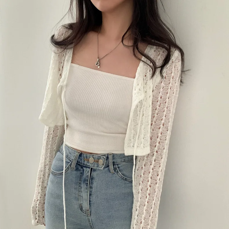 Cardigã Feminino Curto com Ama - Crochet Top Boho avaliação e preço