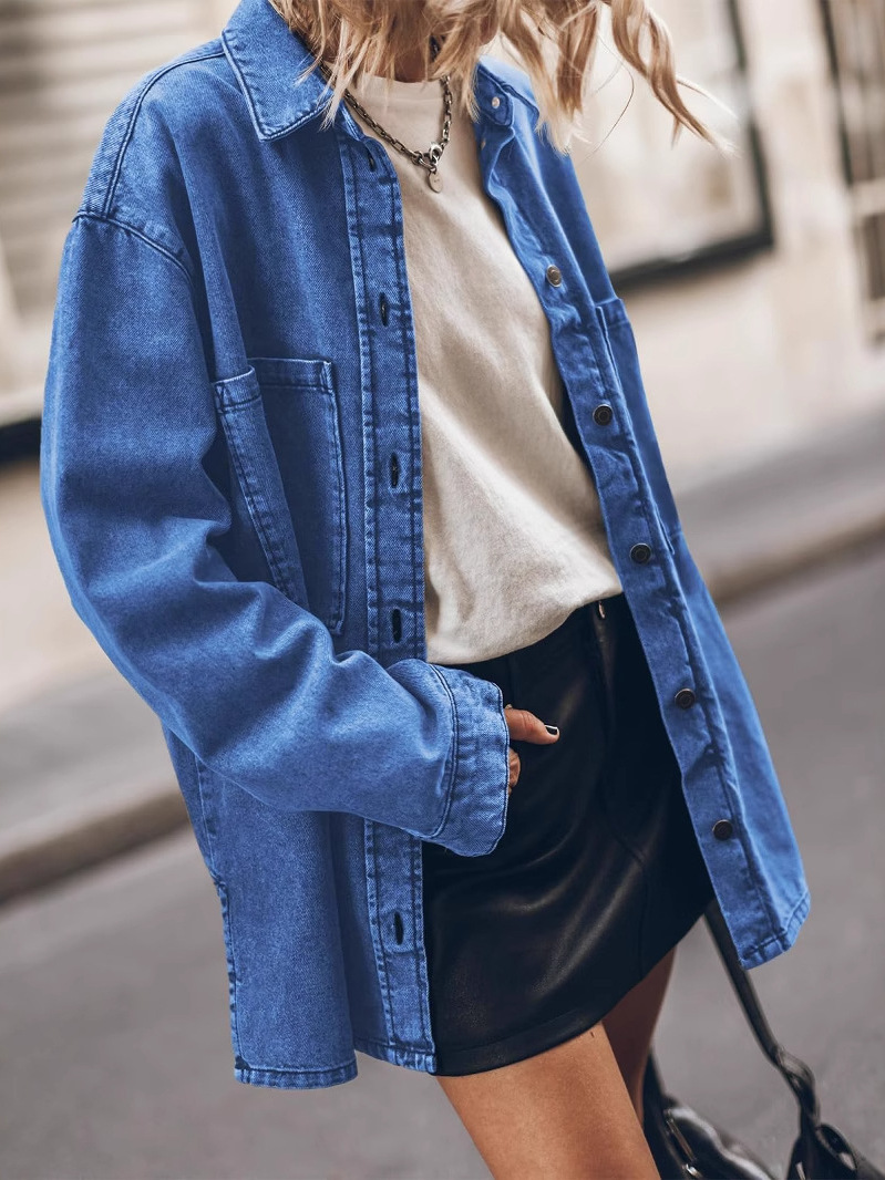 Jaqueta Jeans Feminina Solta c - Vintage Fashion Hong Kong avaliação e preço