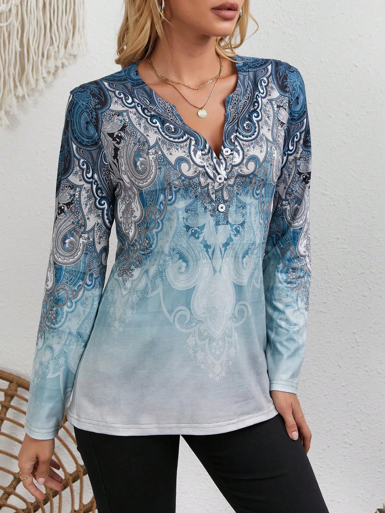 Blusa Feminina Estilo Étnico:  - Usa Vintage Fashion avaliação e preço