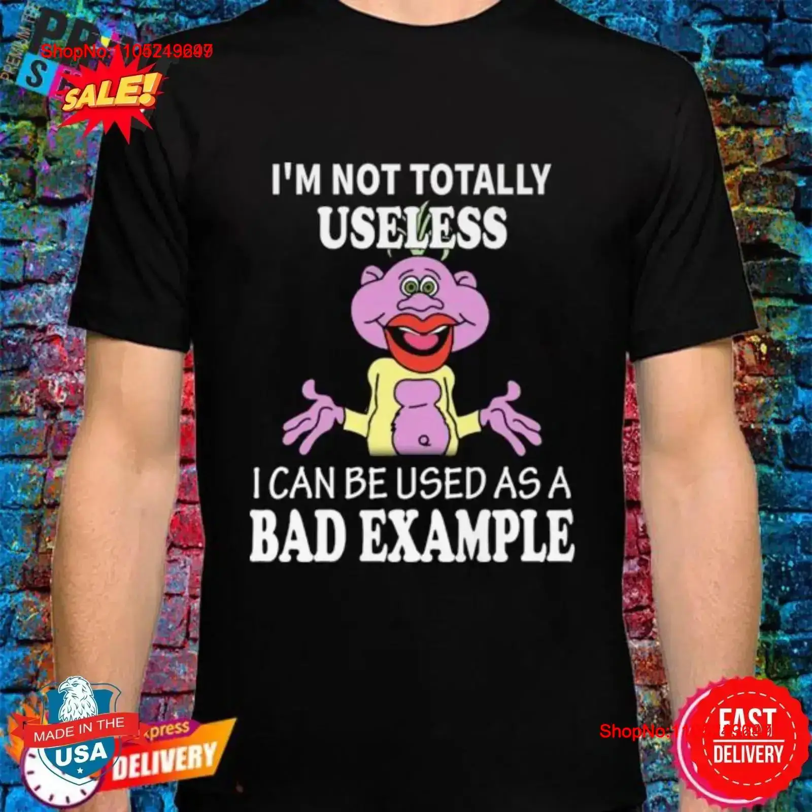 Peanut Jeff Dunham Não sou tot - Examples Of Vintage Fashion avaliação e preço