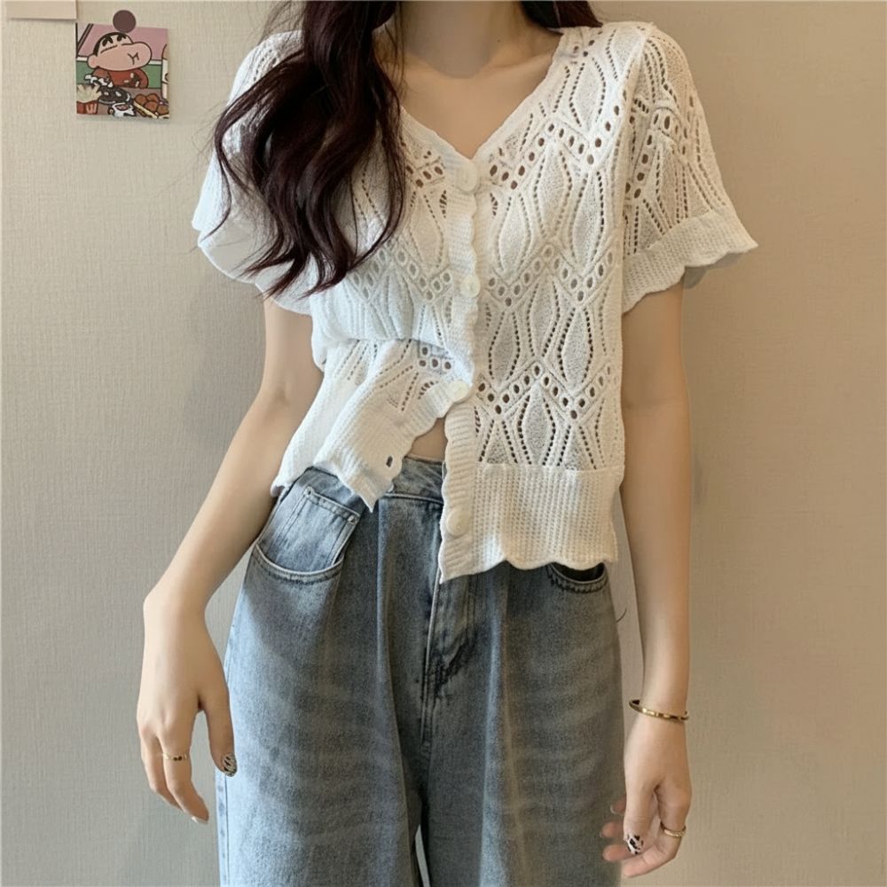 Blusa Feminina de Crochê com D - Crochet Top Boho avaliação e preço