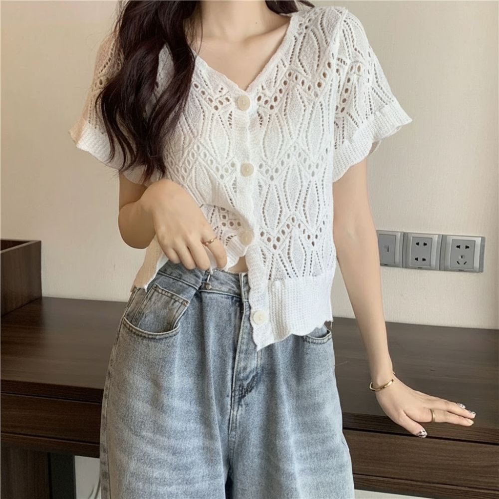 Blusa Feminina de Crochê com D - Crochet Top Boho avaliação e preço