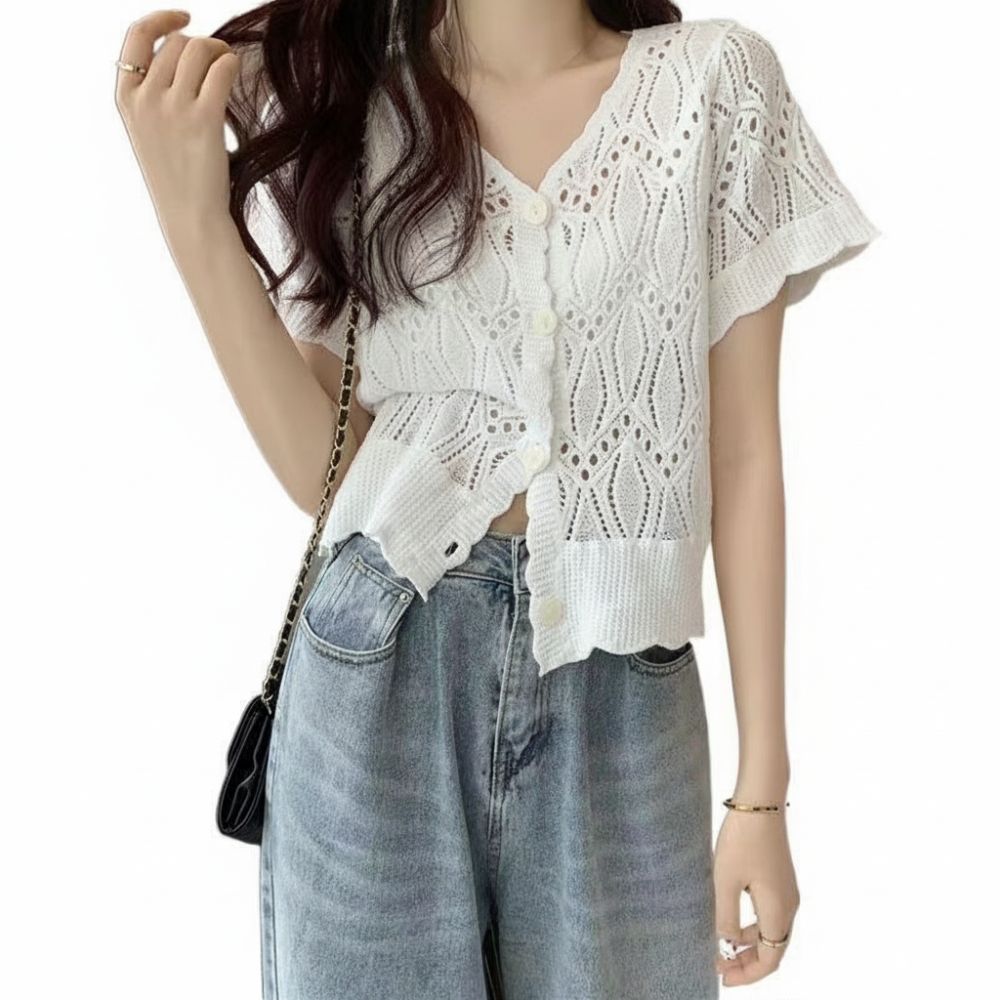 Blusa Feminina de Crochê com D - Crochet Top Boho avaliação e preço