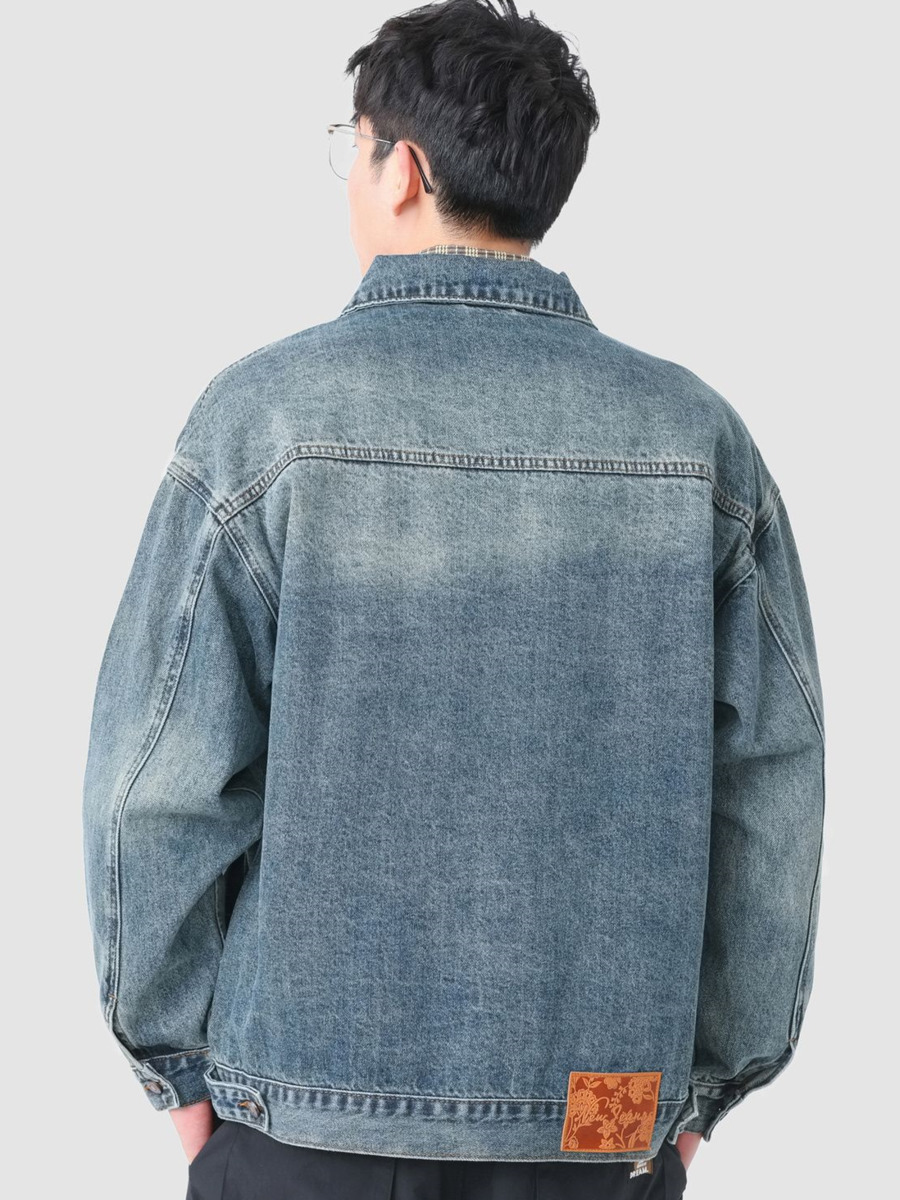 Vintage bordado bolso denim ja - Vintage Fashion Hong Kong avaliação e preço