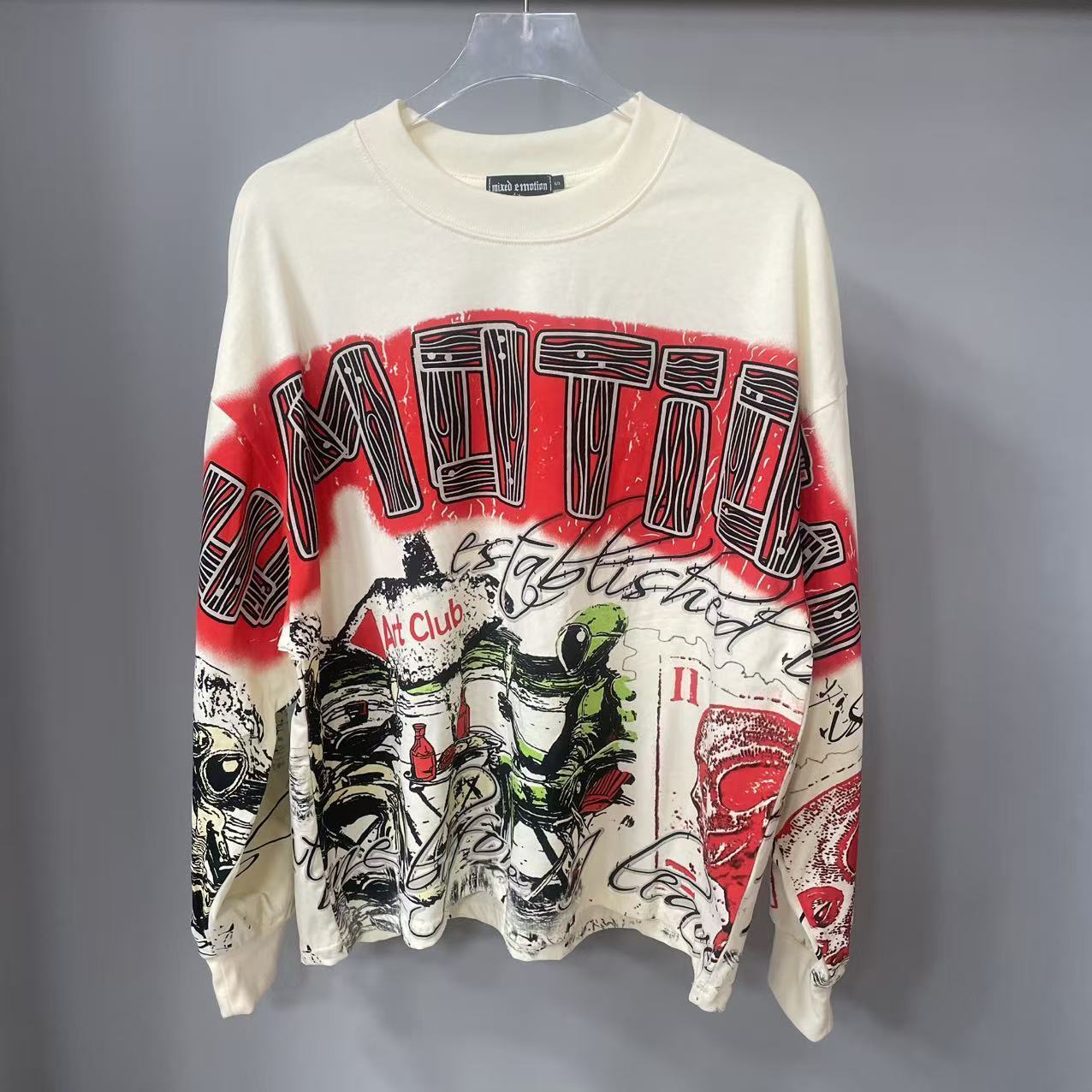 Camiseta de Manga Longa MIXED- - Usa Vintage Fashion avaliação e preço