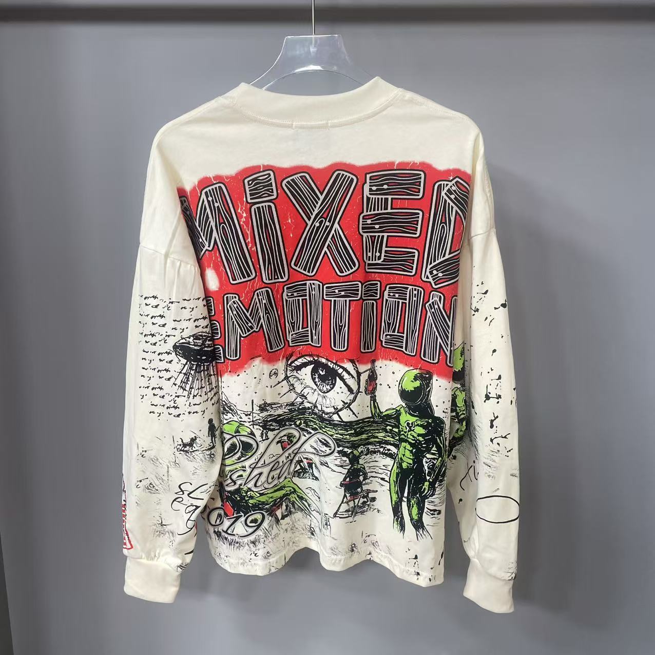 Camiseta de Manga Longa MIXED- - Usa Vintage Fashion avaliação e preço