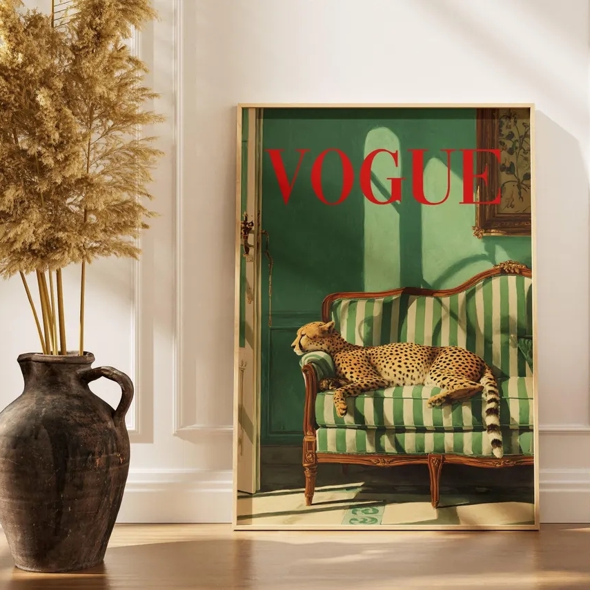 Arte de Parede Vintage com Ani - Vintage Vogue Fashion Poster avaliação e preço