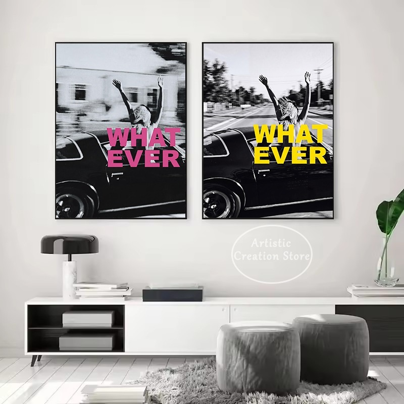 Pôster estético retrô com cita - Vintage Fashion Prints For Wall avaliação e preço