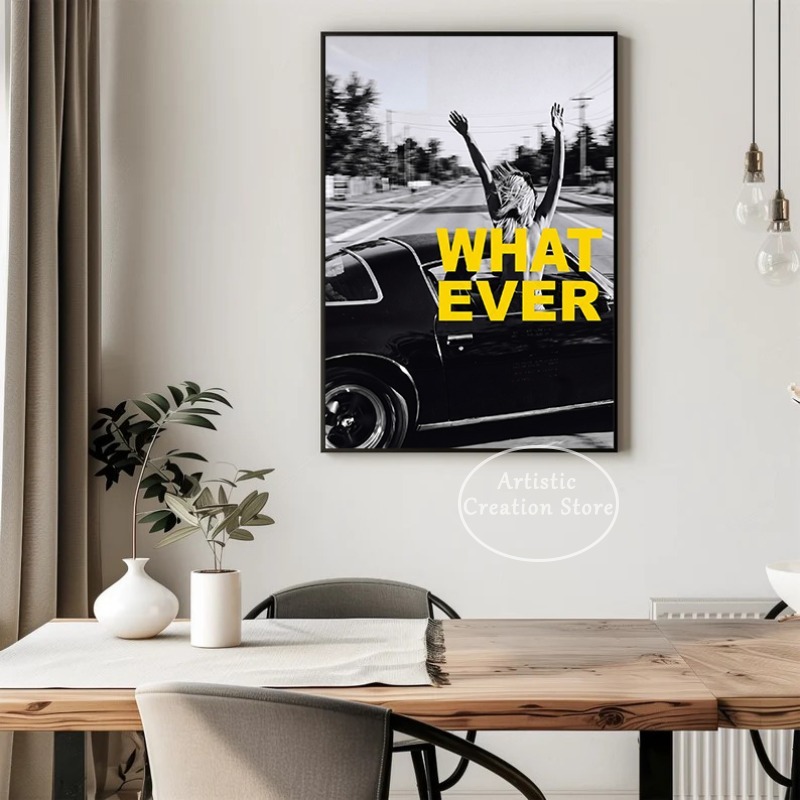 Pôster estético retrô com cita - Vintage Fashion Prints For Wall avaliação e preço