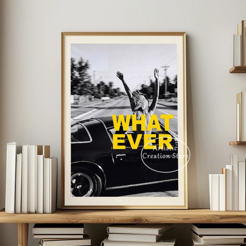 Pôster estético retrô com cita - Vintage Fashion Prints For Wall avaliação e preço