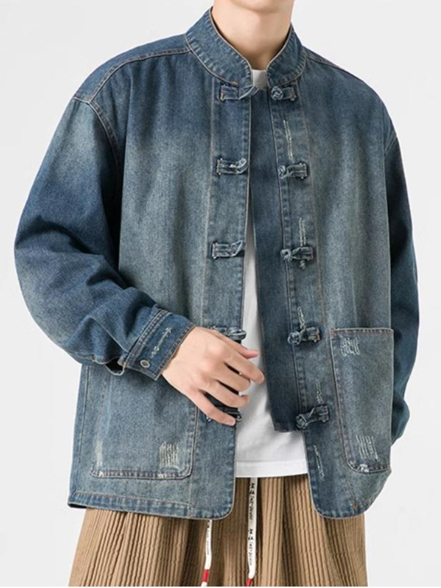 Cowboy retro estilo chinês lav - Vintage Fashion Hong Kong avaliação e preço