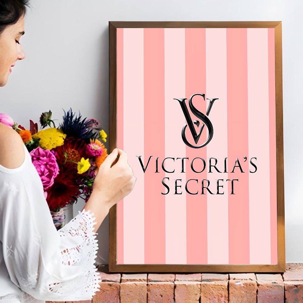 V-Victorias-Fashion-S-Secret P - Vintage Vogue Fashion Poster avaliação e preço