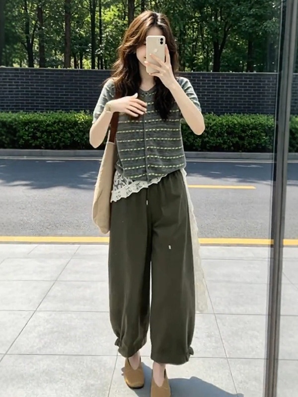 Conjunto Feminino de Verão Est - Vintage Fashion Hong Kong avaliação e preço