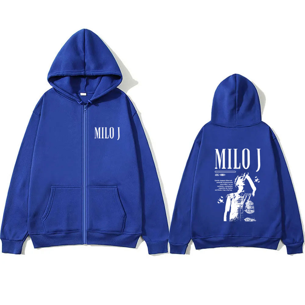 Rapper Milo J Gráfico Zipper H - Vintage Fashion Pop Up avaliação e preço
