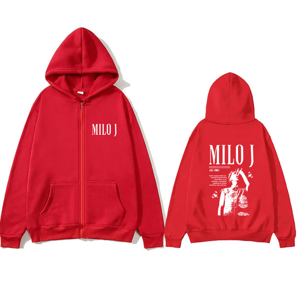 Rapper Milo J Gráfico Zipper H - Vintage Fashion Pop Up avaliação e preço