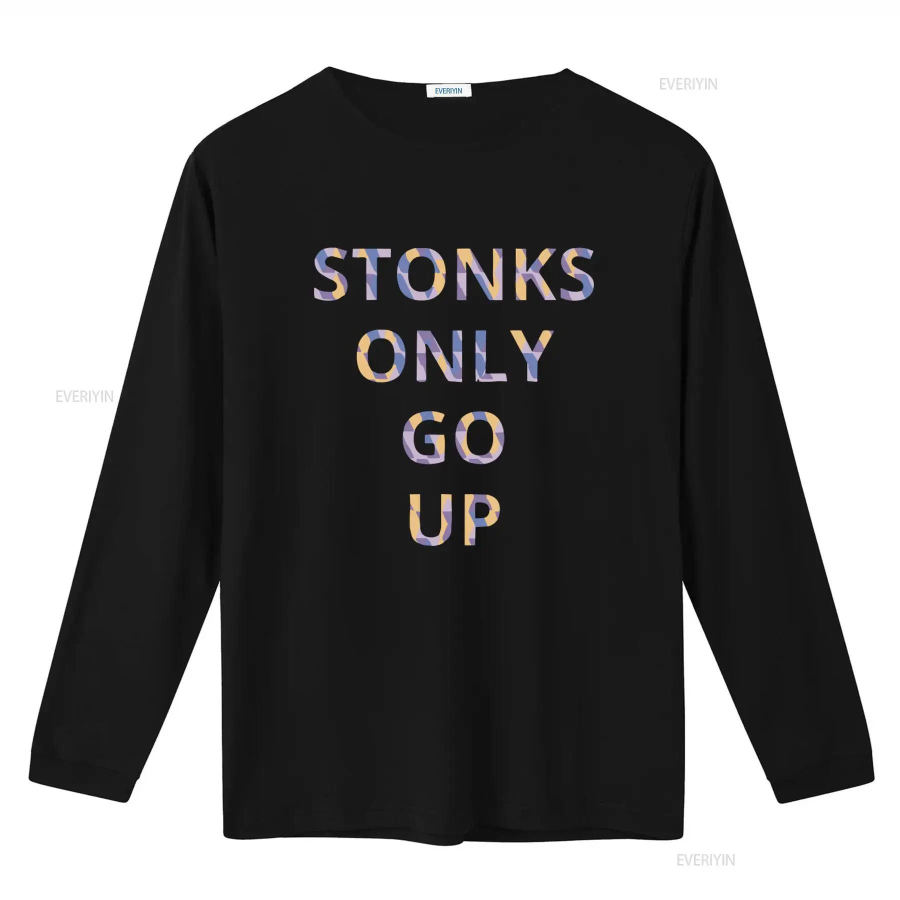 Camiseta Stonks Only Go Up Sto - Vintage Fashion Market avaliação e preço