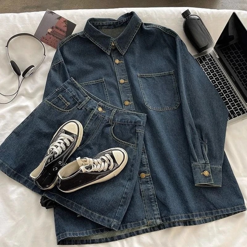 Conjunto de Saia Jeans Y2K: Ja - Usa Vintage Fashion avaliação e preço