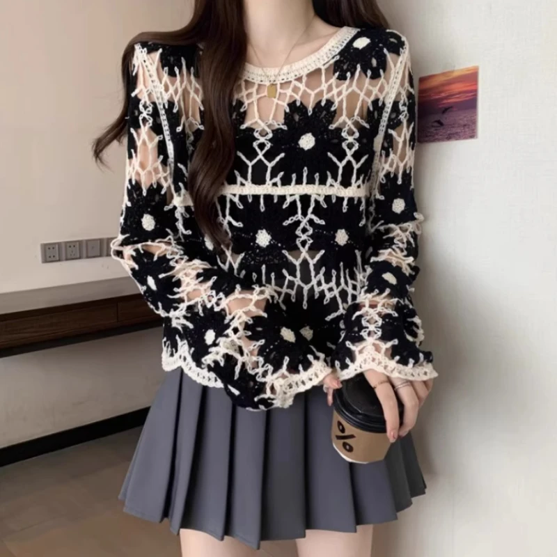 Blusa Cropped de Crochê Floral - Crochet Top Boho avaliação e preço