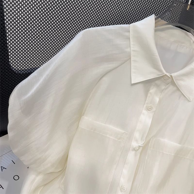 Camisa Feminina Solta com Mang - Vintage Fashion Hong Kong avaliação e preço