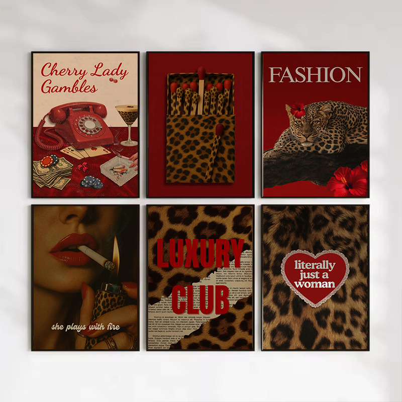 Pôster de Parede Fashion com E - Vintage Vogue Fashion Poster avaliação e preço