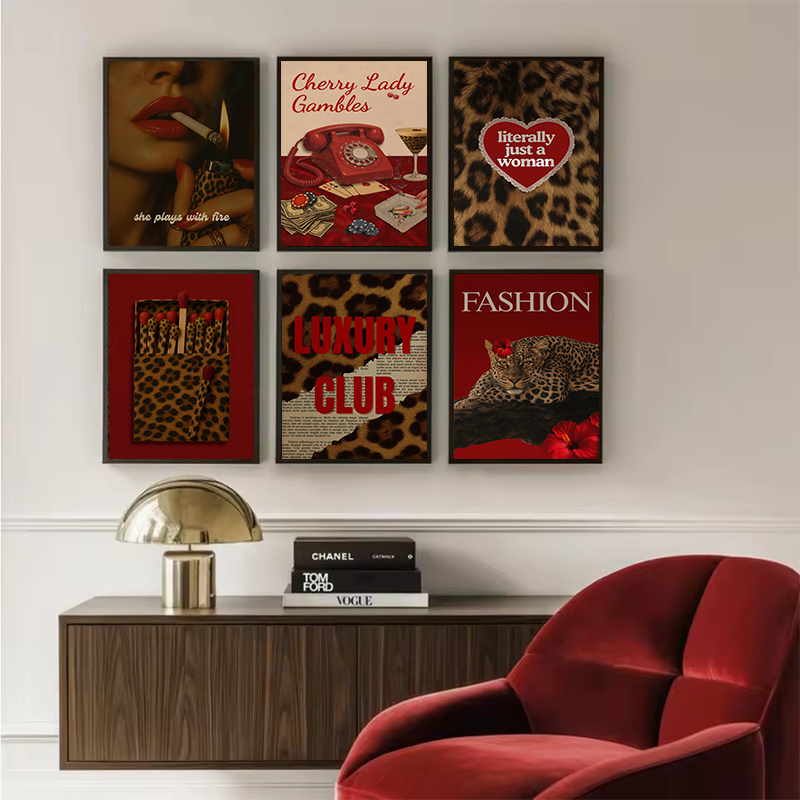 Pôster de Parede Fashion com E - Vintage Vogue Fashion Poster avaliação e preço