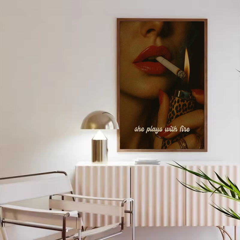 Pôster de Parede Fashion com E - Vintage Vogue Fashion Poster avaliação e preço