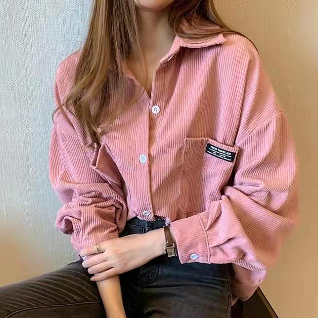 Jaqueta de Corduroy Feminina,  - Vintage Fashion Hong Kong avaliação e preço