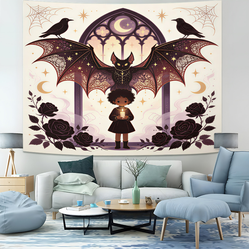 Tapeçaria estampada com pingui - Vintage Fashion Prints For Wall avaliação e preço