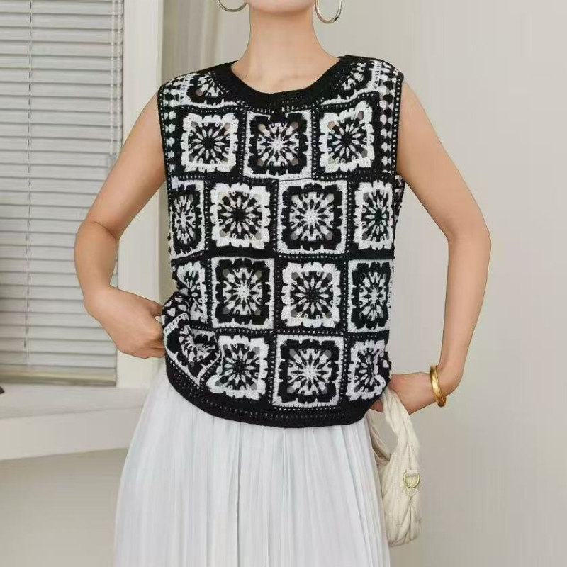 Blusa de Crochê Granny Square  - Crochet Top Boho avaliação e preço
