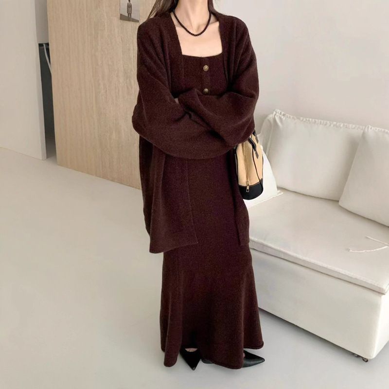 Conjunto de três peças em tric - Vintage Fashion Hong Kong avaliação e preço